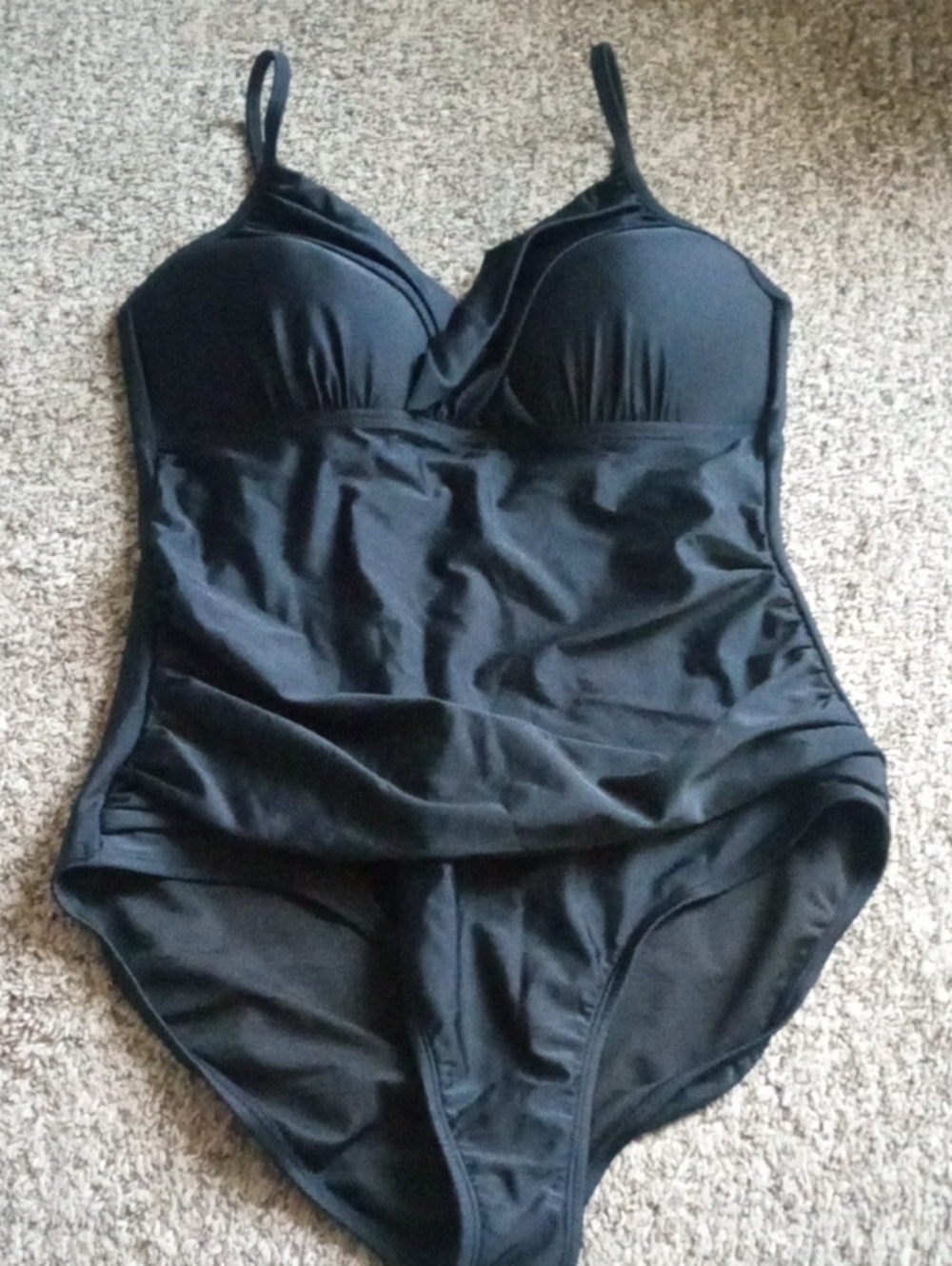 Black One-Piece Swimsuit